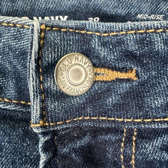 Old Navy Rockstar Super Skinny Jeans Plus Size 20 Mid-Rise Secret Slim Pockets - Picture 5 of 12